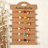 6Pcs Plastic Imitation Pearl Charm Bracelets GR7958-7-3