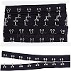 Steel Hook Buckles FIND-WH0082-92B-1