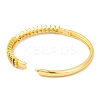 Brass Pave Colorful Cubic Zirconia Hinged Bangles for Women BJEW-S147-33G-E-3