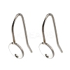 304 Stainless Steel Earring Hooks LS-STAS-B087-09A-P-1