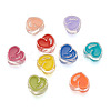 90Pcs 9 Colors Transparent Enamel Acrylic Beads TACR-CD0001-06-2