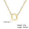 201 Stainless Steel Initial Pendant Necklaces FS-WG78A3B-15-1