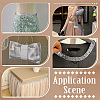 Polyester with PVC Paillette Lace Trim Ribbon OCOR-WH0101-91B-6