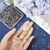 304 Stainless Steel Leverback Earring Findings STAS-SP0001-05B-3
