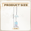 Japanese Style Ceramic Wind Chimes AJEW-WH0609-148B-2