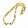 304 Stainless Steel Curb Chain/Twisted Chain Necklaces STAS-A028-N127G-1