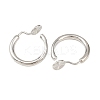 Brass Clip-on Earring Findings KK-F921-08B-P-2