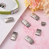 Tarnish Resistant 304 Stainless Steel Bayonet Clasps STAS-K145-24P-4