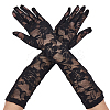 Polyester Long Lace Gloves AJEW-WH20011-94A-1
