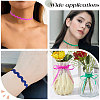 6 Yards 6 Colors Polyester Wavy Fringe Trim Ribbon OCOR-WH0080-44A-4