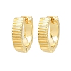 Brass Hoop Earrings EJEW-D348-22G-2