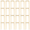 50Pcs Alloy Cover U Shaped Buckles FIND-FH0011-64G-1