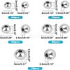 304 Stainless Steel Spacer Beads STAS-UN0008-35P-3