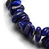 Natural Lapis Lazuli Chip Beaded Stretch Bracelet LS-G-H294-01B-03B-2