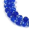 Natural Blue Agate(Dyed & Heated) Beads Strands G-H057-A14-02-4