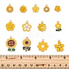 26Pcs 13 Styles Alloy Enamel Pendants ENAM-FP0002-10-4