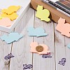12 Books 4 Colors Lovely Lying Cat Shape Memo Notepads AJEW-GF0007-13-3
