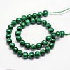 Natural Malachite Beads Strands G-O152-47-8mm-2