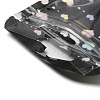 Rectangle Glitter Holographic Plastic Yin-yang Zip Top Gift Bags OPP-F004-01C-B01-3