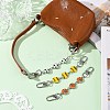 3Pcs 3 Styles Alloy Enamel Sport Ball Bag Extender Chains AJEW-BA00152-1