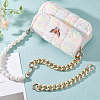 2Pcs Aluminum Curb Chain Purse Strap Extender FIND-HY0004-37LG-4