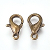 Zinc Alloy Lobster Claw Clasps X-E103-M-2