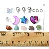 Natural & Synthetic Mixed Stone with Glass Charms FIND-FS0002-17-5