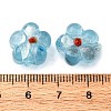 Handmade Silver Foil Glass Lampwork Beads FOIL-T001-02J-2
