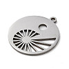 Non-Tarnish 201 Stainless Steel Pendants STAS-D041-07P-2