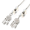Round Mixed Gemstone Dowsing Pendulums G-M447-07P-3