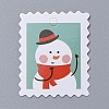 Snowman Pattern Christmas Kraft Paper Tags LS-CDIS-E010-02D-1
