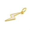 Rack Plating Brass Enamel Pendants KK-U021-16A-G-2