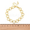 Brass Ring Chain Link  Bracelets for Women Men LS-BJEW-K273-16G-5