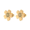 304 Stainless Steel Stud Earrings EJEW-K285-06G-1
