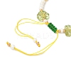 Glass Seed Beads & Lampwork Beads Braided Bead Bracelets for Women BJEW-MZ00212-01-4