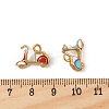 304 Stainless Steel Enamel Pendants STAS-P396-16G-M-3