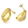 304 Stainless Steel Teardrop Stud Earrings EJEW-I312-02G-2
