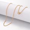 Ion Plating(IP) 304 Stainless Steel Necklace MAK-K004-13G-1
