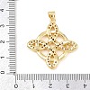 Brass Micro Pave Cubic Zirconia Pendants LS-KK-Z145-05G-01-3