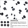 Unicraftale 24Pcs 6 Style Flat Round with Textured 304 Stainless Steel Stud Earring Findings STAS-UN0027-38-4
