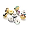 Rack Plating Brass with Cubic Zirconia Beads KK-B091-04A-1