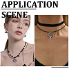 32Pcs 8 Styles Alloy Enamel Pendants ENAM-SC0007-41-5