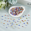 3 Strands Handmade Millefiori Glass Round Bead Strands LAMP-LT0001-16A-3
