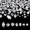 Craftdady 7 Style Cubic Zirconia Cabochons ZIRC-CD0001-07-16