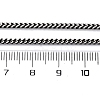 2MM 304 Stainless Steel Wheat Chain Necklaces NJEW-Q013-16A-3