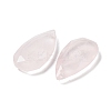 Natural Rose Quartz Faceted Pendants G-D082-01G-2