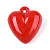 Opaque Acrylic Pendants SACR-T017-44G-1