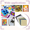 12 Sheets 8 Style Glitter Cardstock Paper AJEW-BC0003-97-5