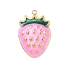 304 Stainless Steel Enamel Pendants STAS-F360-14G-02-1