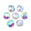 Pointed Back Glass Rhinestone Cabochons RGLA-T032-12x12mm-02-1